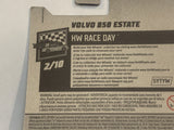 White Volvo 850 Estate HW Race Day 2018 Hot Wheels Long Card New Diecast Cars AA