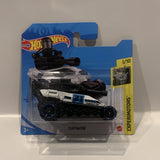 White #21 Tanknator 1/10 Experimotors 2021 5/250 GRX72 Hot Wheels  Short Card