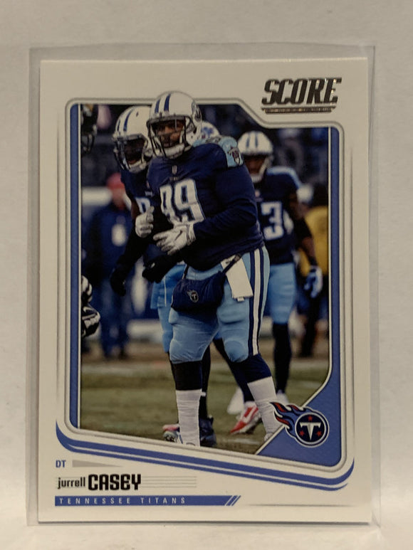 #319 Jurrell Casey Tennessee Titans 2018 Score Football Card