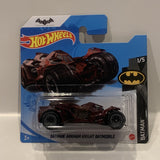 Red Batman Arkham Knight Batmobile 1/5 Batman 2021 8/250 GRX86 Hot Wheels  Short Card