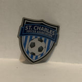 St Charle Soccar Assocaition Logo Lapel Hat Pin