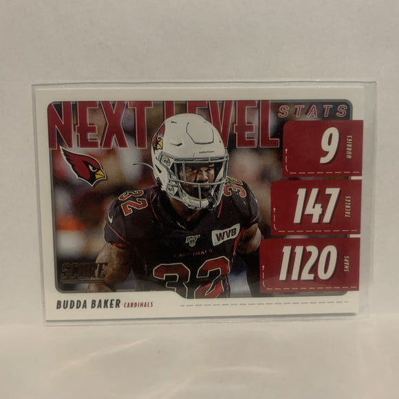 NLS-BB Budda Baker Next Level Stats Arizona Cardinals 2020 Score Football Card LW