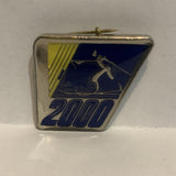 Cross Country Skiing 2000 Lapel Hat Pin