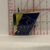 Cross Country Skiing 2000 Lapel Hat Pin