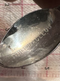 Fort Macloed Alberta Wild Rose  Souvenir Spoon