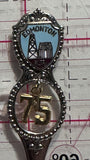 Edmonton 75th Oil Well  Alberta Alberta Souvenir Spoon