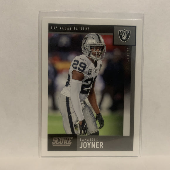 #162 Lamarcus Joyner Las Vegas Raiders 2020 Score Football Card LX