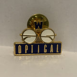 W Optical Glasses Logo Lapel Hat Pin