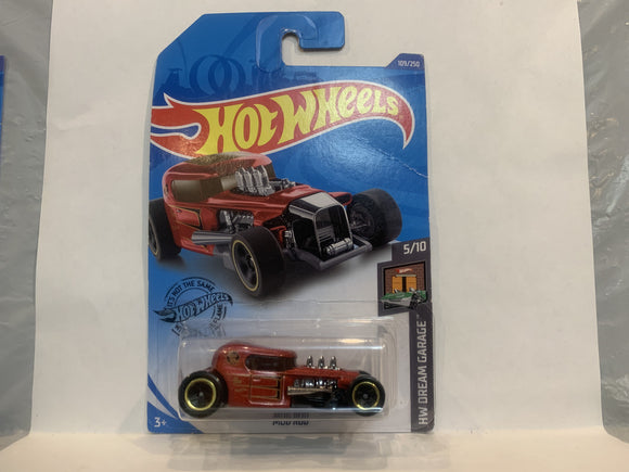 Red Mod Rod HW Dream Garage 2018 Hot Wheels Long Card New Diecast Cars AA