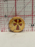 Flower Design Button Pinback