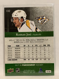 #132 Roman Josi Nashville Predators 2017-18 Parkhurst Hockey Card