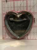 No Heart Button Pinback