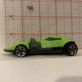 Green Mcdonalds Racer ©2015 Hot Wheels Diecast Car GL