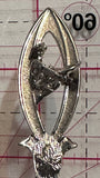 Golden BC Gold Panner British Columbia Souvenir Spoon