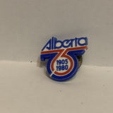 Alberta 75th 1905 1980 Lapel Hat Pin