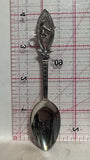 Golden BC Gold Panner British Columbia Souvenir Spoon
