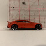 Red Tesla Model S ©2014 Hot Wheels Diecast Car GL