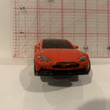 Red Tesla Model S ©2014 Hot Wheels Diecast Car GL