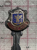 Dumfries Scotland Crest Emblem  Souvenir Spoon