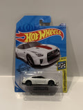 White '17 Nissan GT-R R35 2020 Model 50th Anniversary Version 10/10 HW Speed Graphics 137/250 GHC83 Hot Wheels  Long Card