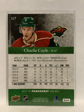 #117 Charlie Coyle Minnesota Wild 2017-18 Parkhurst Hockey Card