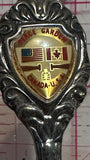 Peace Garden Canada USA  North Dakota Souvenir Spoon