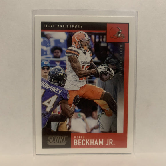 #63 Odell Beckham Jr. Cleveland Browns 2020 Score Football Card LX