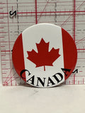 Canada Canadian Flag Button Pinback