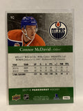 #90 Connor McDavid Edmonton Oilers 2017-18 Parkhurst Hockey Card