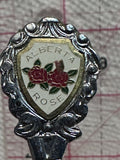 Alberta Wild Rose  Souvenir Spoon