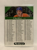 #100 Connor Mcdavid Checklist 1-100 2017-18 Parkhurst Hockey Card