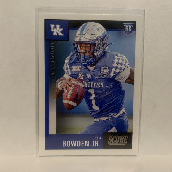 #436 Lynn Bowden Jr. Rookie Kentucky 2020 Score Football Card LY