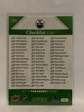 #100 Connor Mcdavid Checklist 1-100 2017-18 Parkhurst Hockey Card