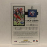 #412 Antonio Gandy-Golden Rookie Liberty 2020 Score Football Card LY