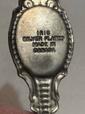 25th Anniversary Bells Gazelle Silverplated  Souvenir Spoon