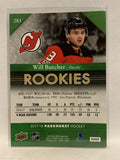 #283 Will Butcher Rookie New Jersey devils 2017-18 Parkhurst Hockey Card