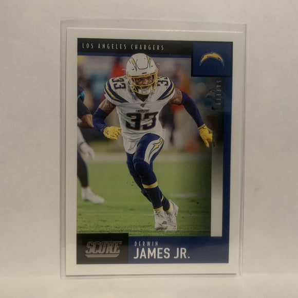 #153 Derwin James Jr. Los Angeles Chargers 2020 Score Football Card LY