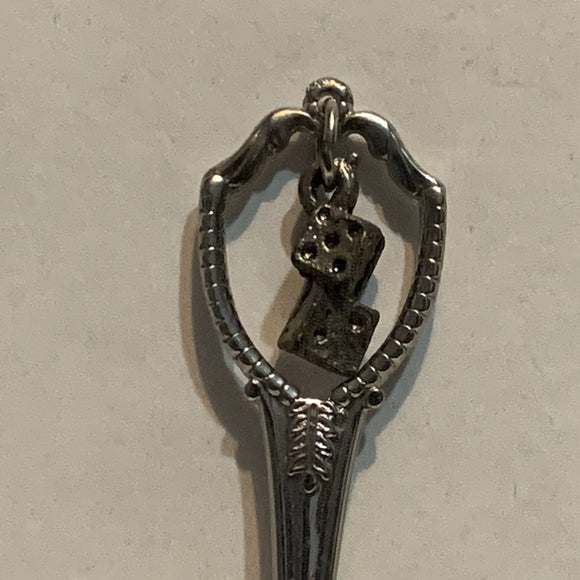 Las Vegas Dice Golden Strip Collectable Souvenir Spoon BN
