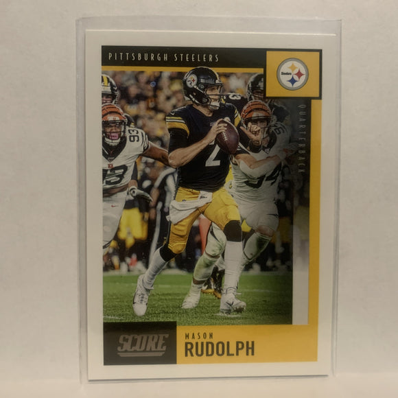 #82 Mason Rudoplh Pittsburgh Steelers 2020 Score Football Card LY