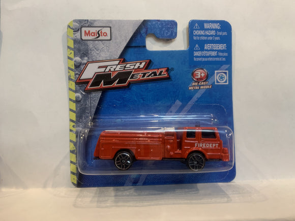 Red Fire Dept Denver Pourer 2018 Maisto Fresh Metal New Diecast Cars AA