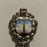 High level Alta Alberta Oil Derrick Collectable Souvenir Spoon BN