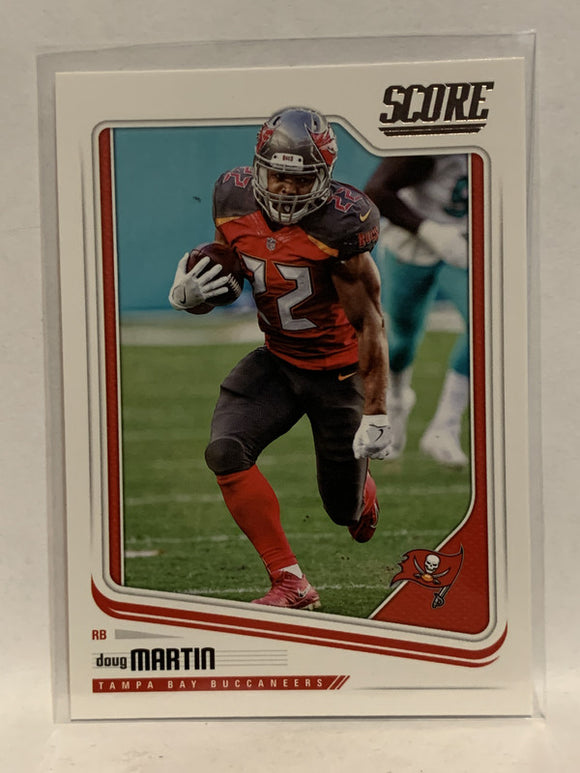 #302 Doug Martin Tampa Bay Buccaneers 2018 Score Football Card