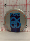 Expo 86 Vancouver BC Button Pinback
