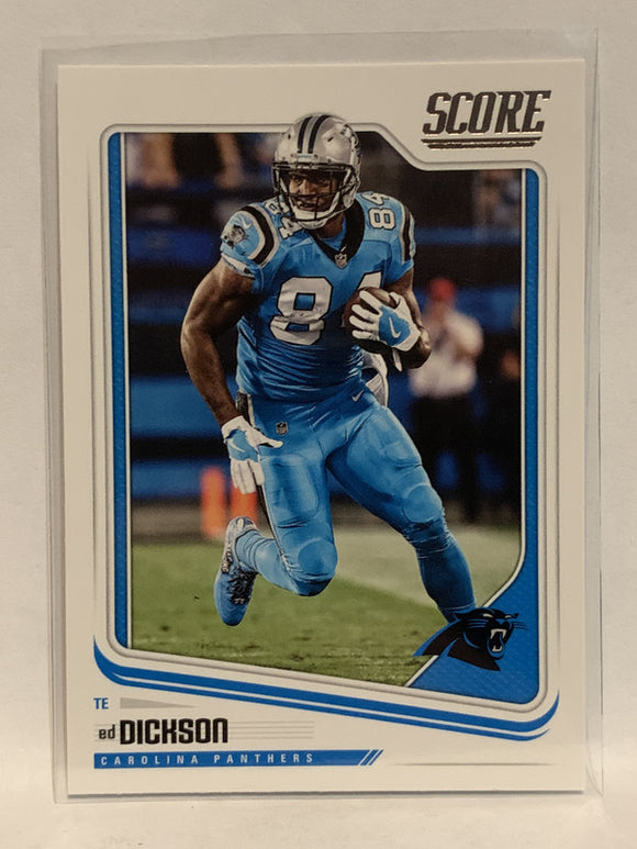 #51 Ed Dickson Carolina Panthers 2018 Score Football Card