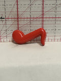 Red Music Note Button Pinback