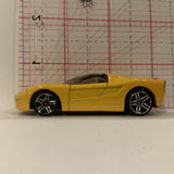 Yellow 40 Somethin' ©2001 Hot Wheels Diecast Car GM
