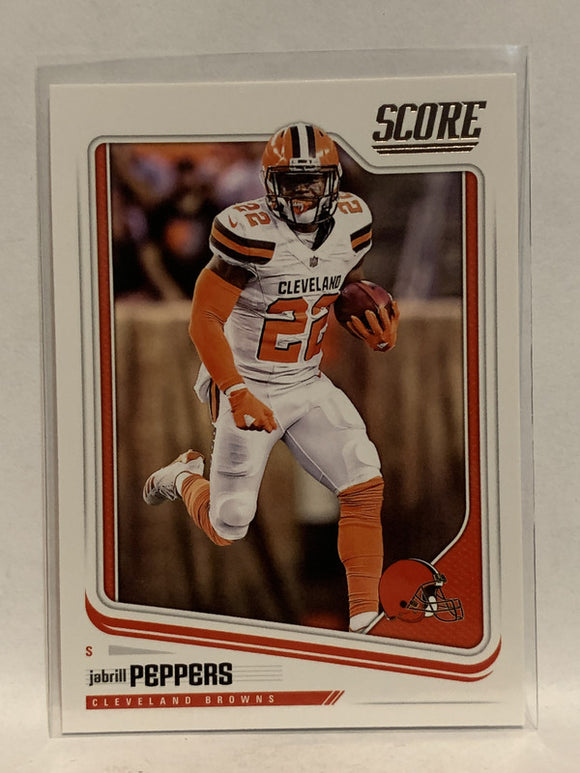 #74 Jabrill Peppers Cleveland Browns 2018 Score Football Card