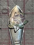 SCWA Canada 100 1867 1967 Alberta Wild Rose Silver Plated  Souvenir Spoon