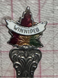 Winnipeg Manitoba Maple Leaf  Souvenir Spoon