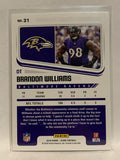 #31 Brandon Williams Baltimore Ravens 2018 Score Football Card